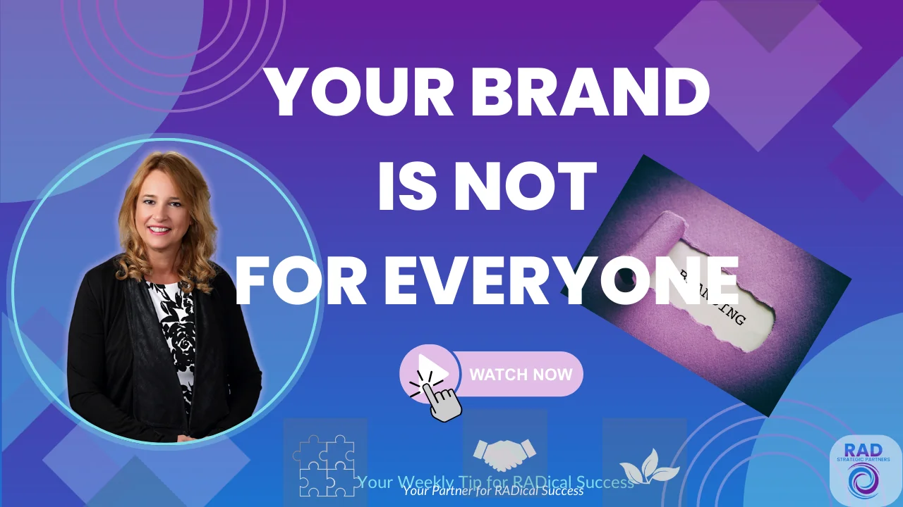 Your brand is not for everyone and that's the point — how to build a magnetic brand that attracts ideal clients