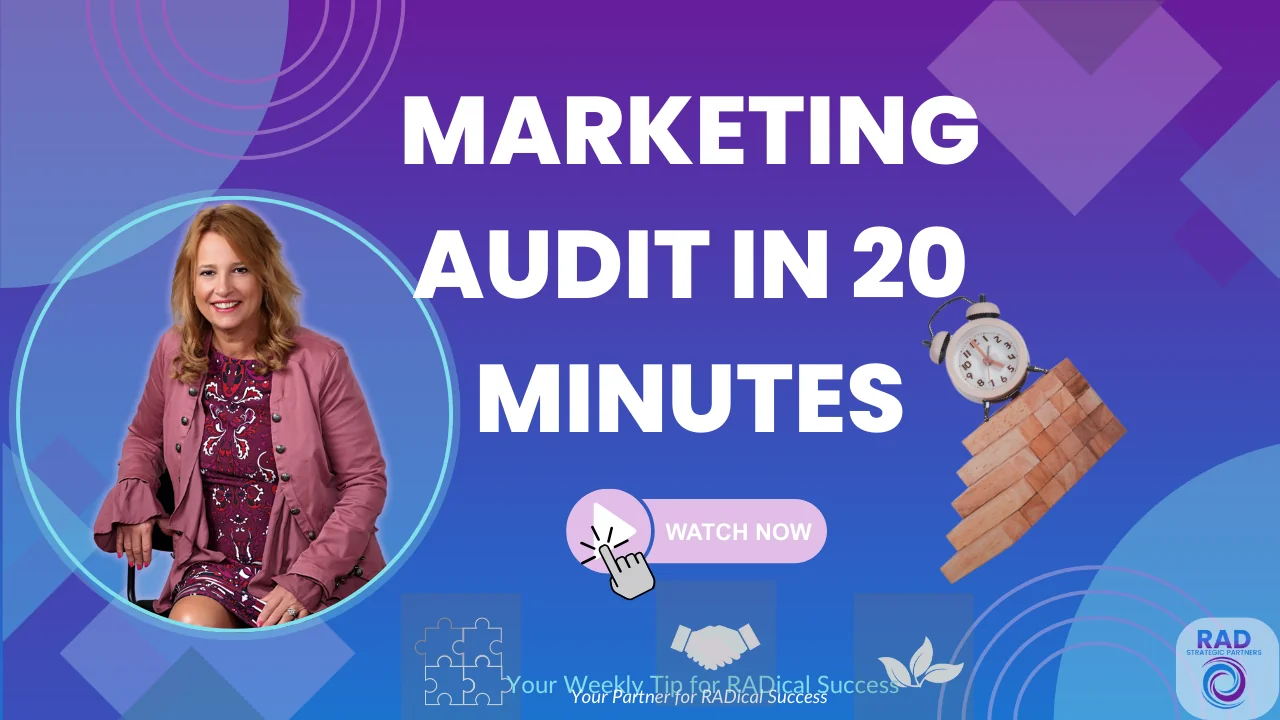 Marketing audit in 20 minutes — how to evaluate your marketing content and find what to keep, tweak, or cut