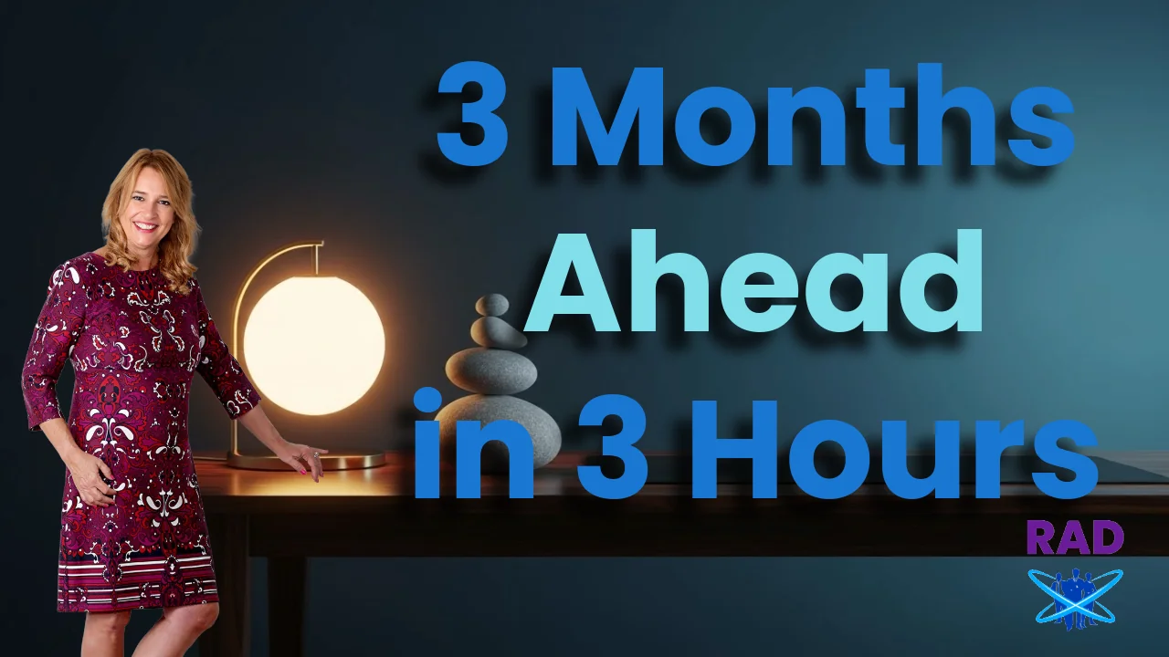 3 months ahead in 3 hours — quarterly planning framework for business owners