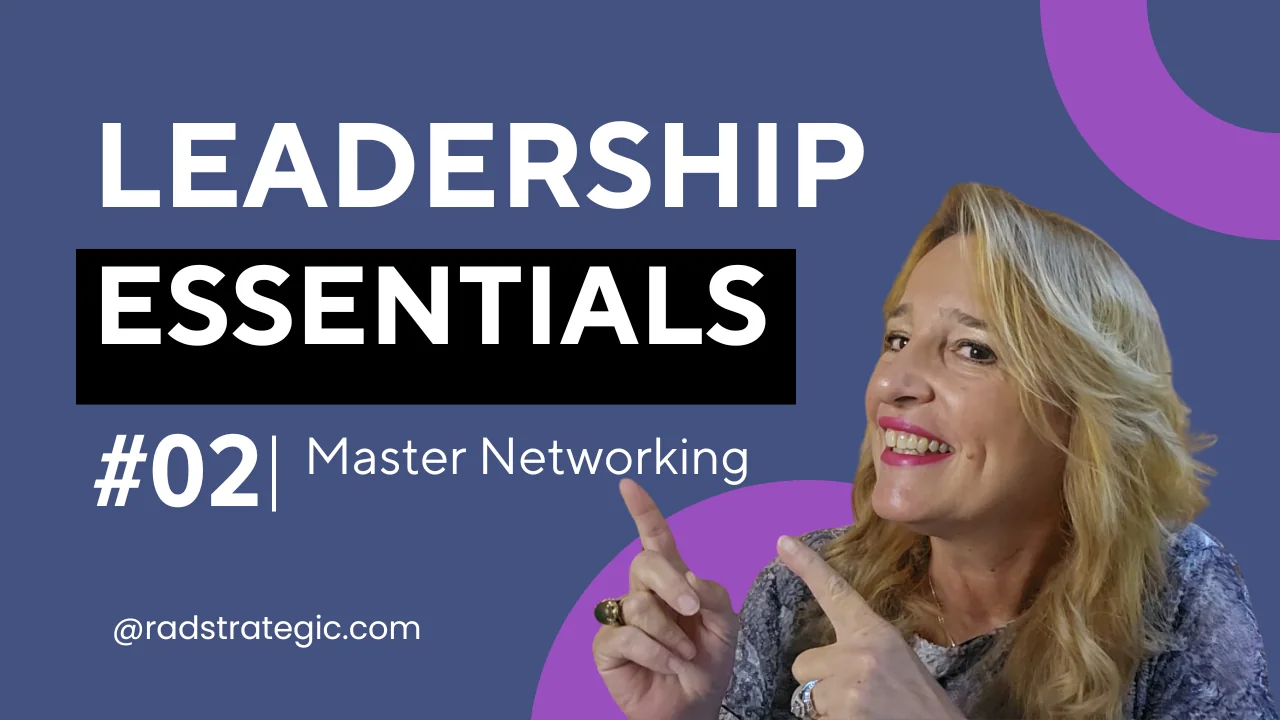 Business leader building professional network for leadership and business success