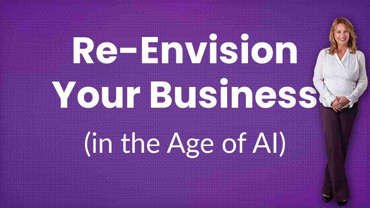 Business leader re-envisioning their business strategy in the age of AI