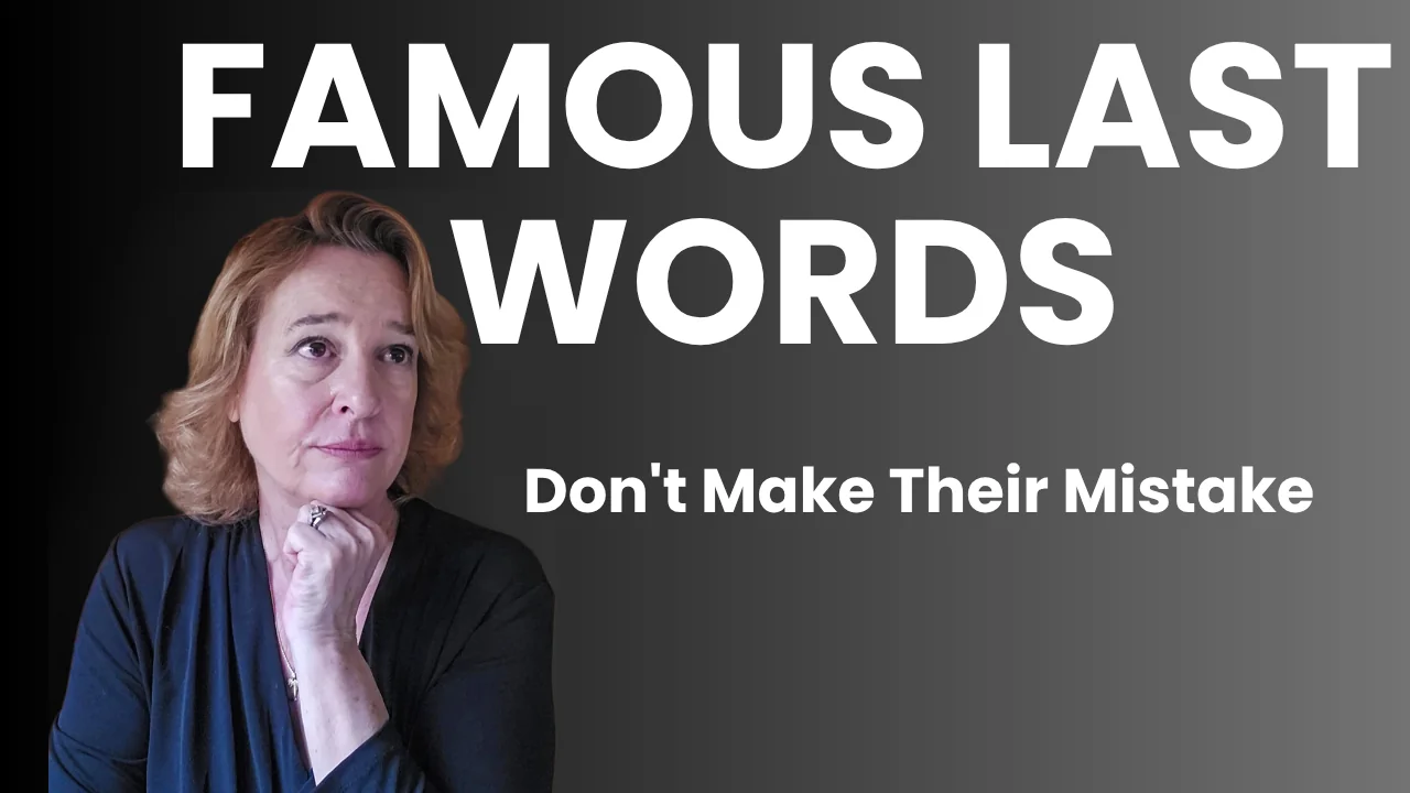 Business strategist Angie Dobransky with the headline Famous Last Words — what Borders, Kodak, and Blockbuster teach business owners about AI strategy today