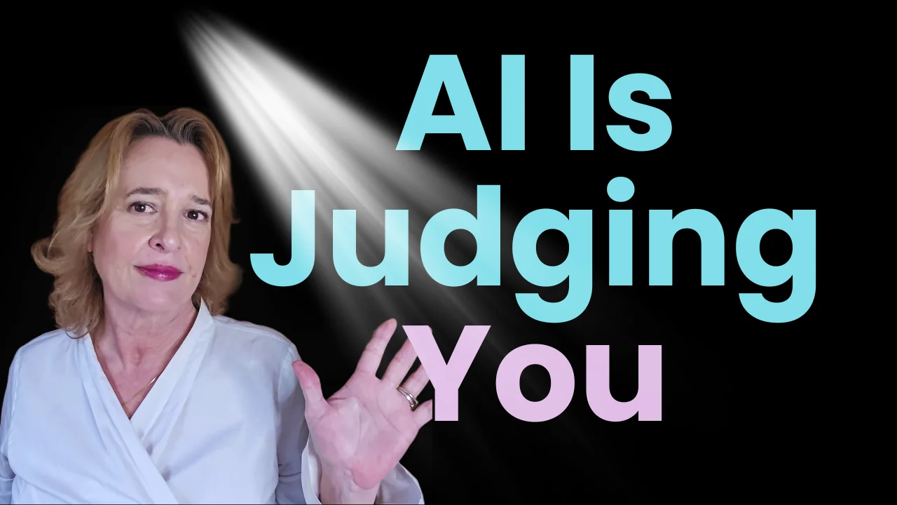 Business strategy thumbnail with text “AI is evaluating your business before you get on a call,” highlighting AI-driven customer decision making and value proposition scrutiny