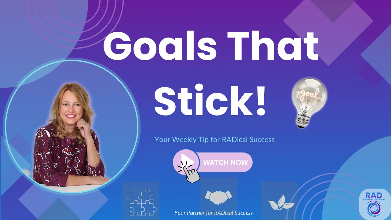 Business owner using the SMARTER goals framework to set goals that stick