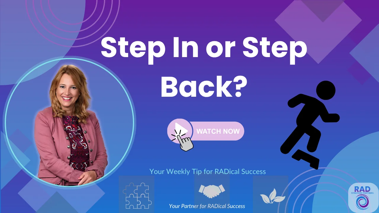 Step in or step back — how smart entrepreneurs decide when to let go or lean in as a business owner